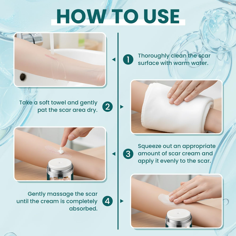 Lipend waterproof scar cream stays on during workouts
