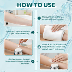Lipend waterproof scar cream stays on during workouts
