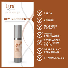 Close-up of BB Cream texture showing smooth coverage