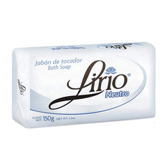Lirio Neutro Bar Soap soft fragrance for easier use.