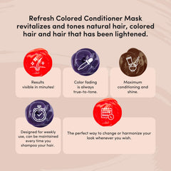Lisap Color Depositing Hair Mask Sand texture reveals creamy consistency.