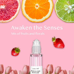 Liscym pheromones cap detail: premium design complements a subtle aroma.
