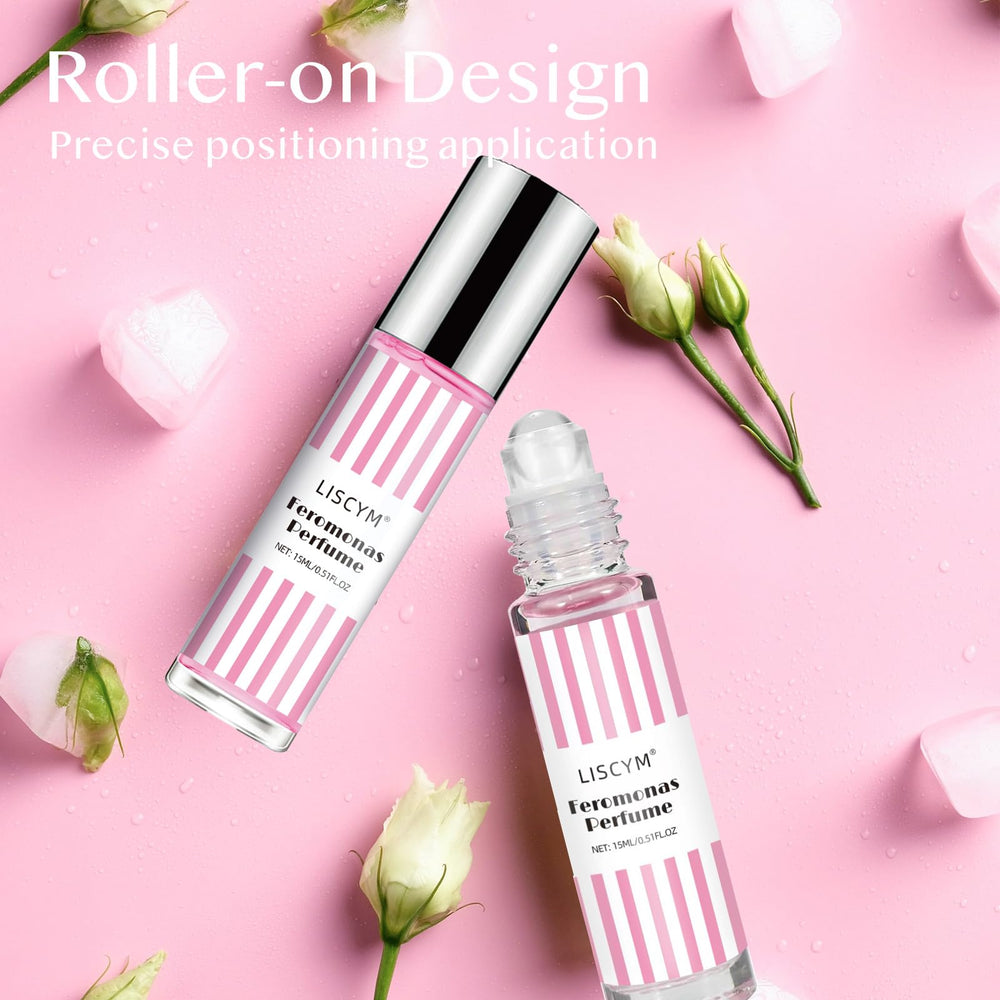 Liscym pheromones fragrance swirls: displays sweet-to-warm scent progression.
