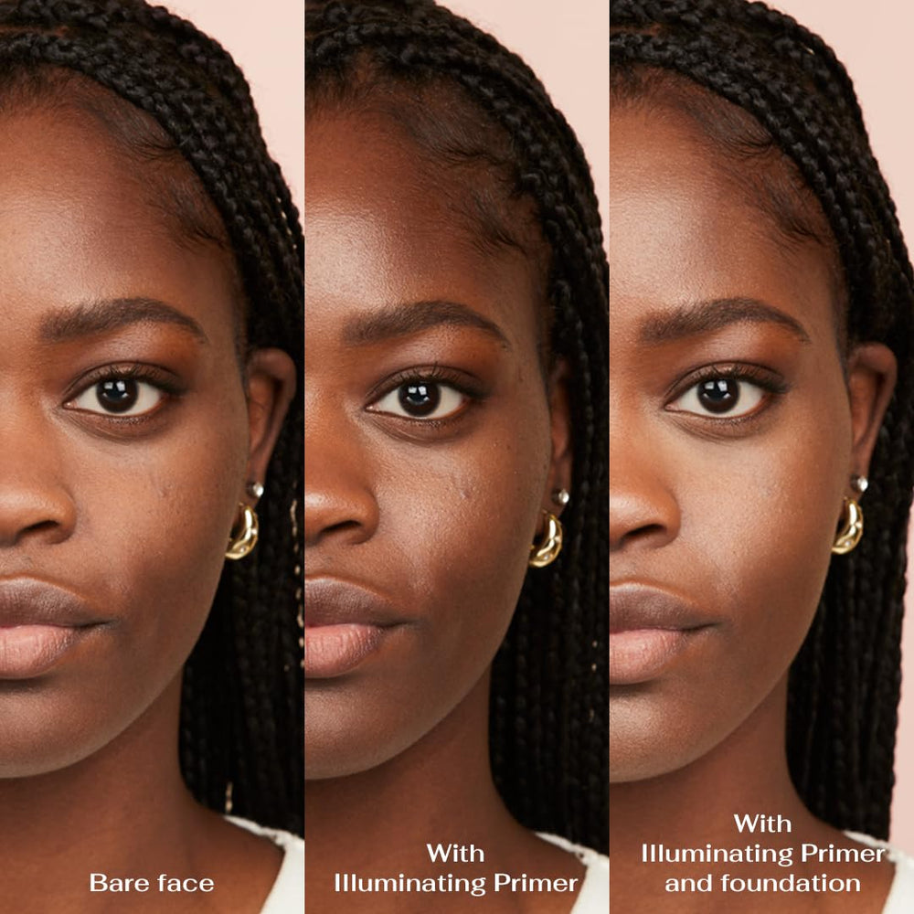 Lise Watier Illuminating Primer before foundation application glow base