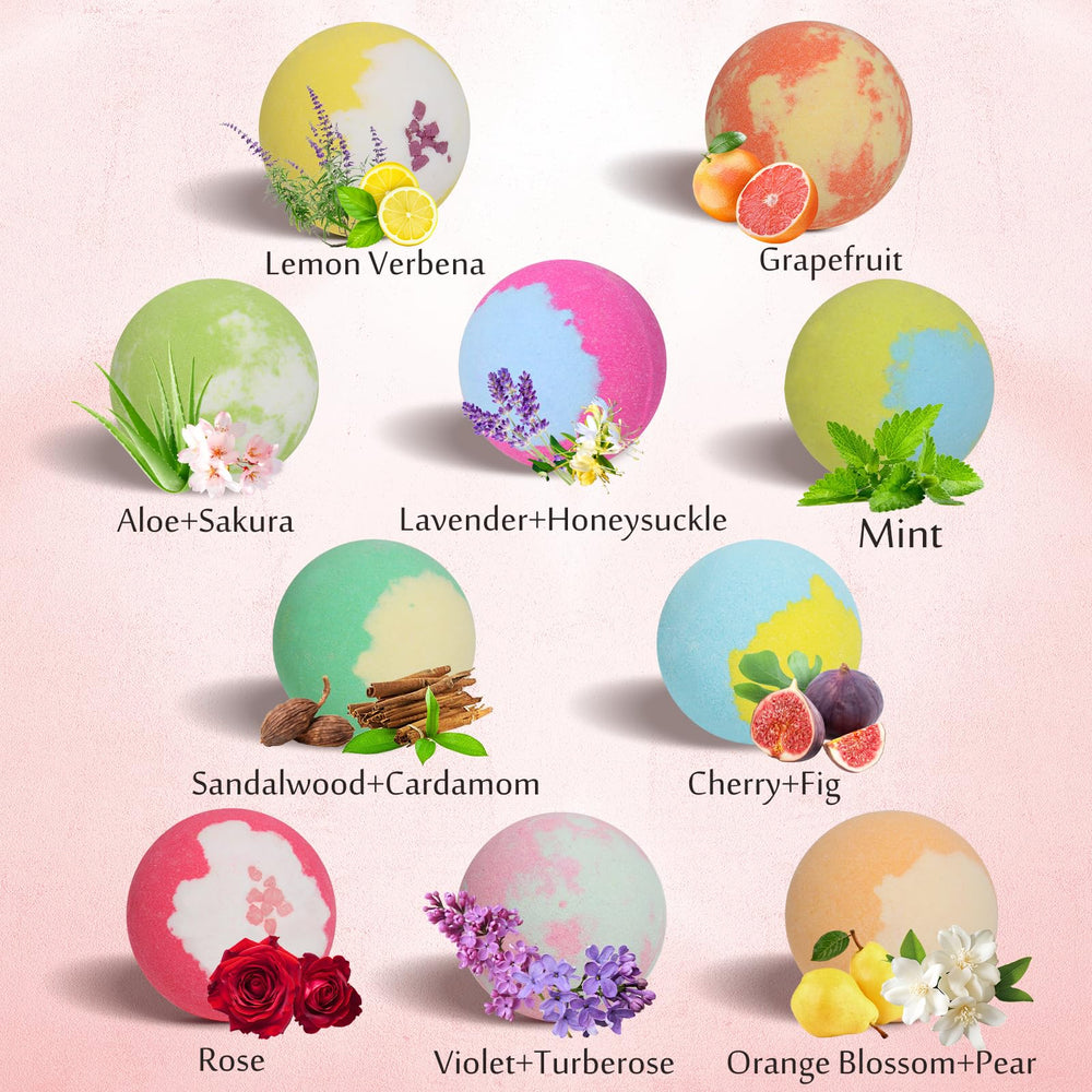 Lisotera ten-color scent variety for mood-boosting baths