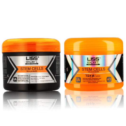 Liss Expert Stem Cells Smoothing Treatment bottle for stronger, more manageable hair.