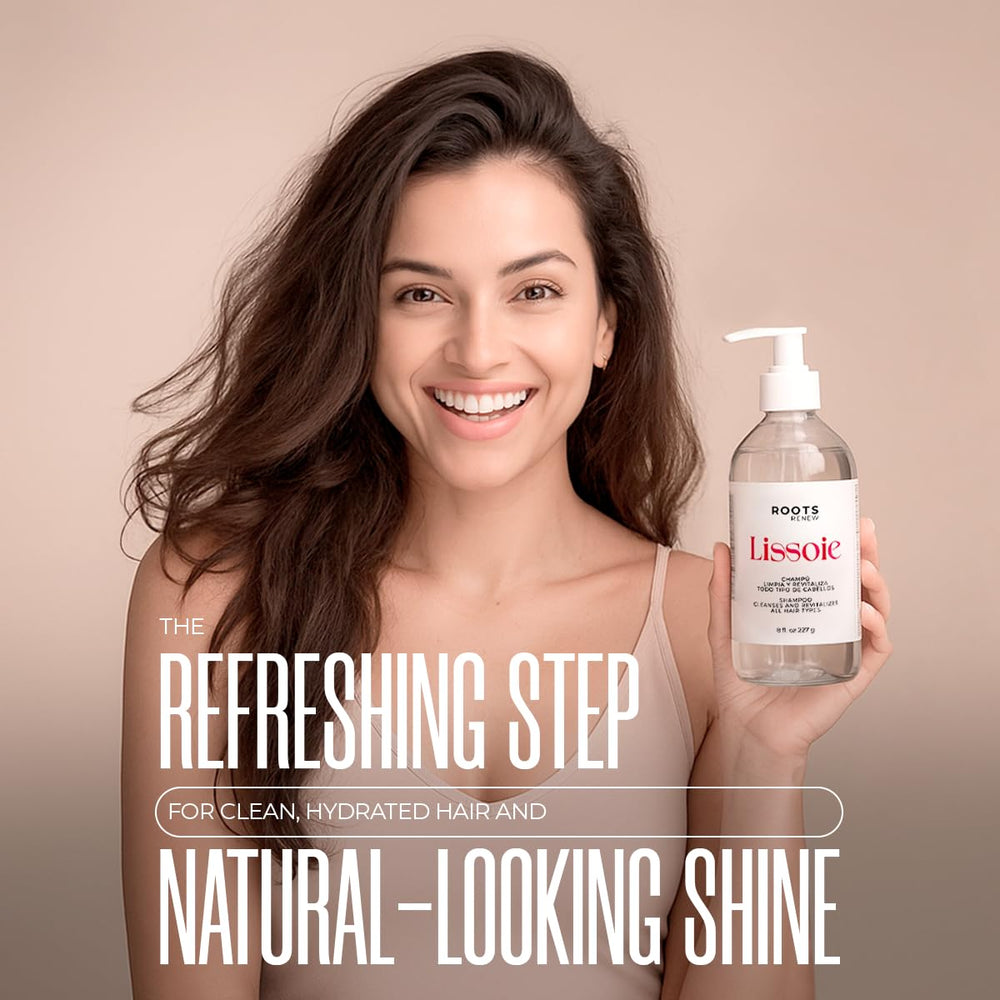 Lissoie Revitalizing Shampoo menthol coolness delivering a refreshing sensation.