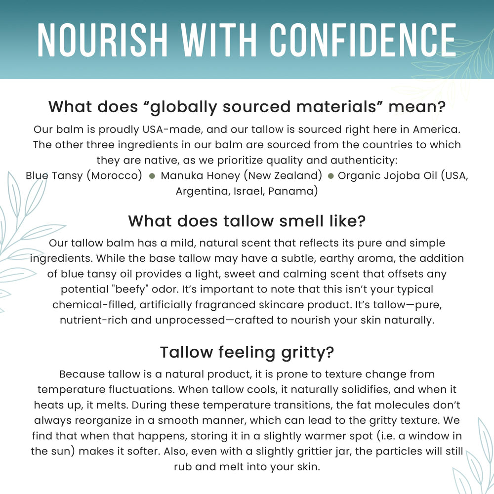 Natural ingredients label emphasizes clean, nature-based formulation.