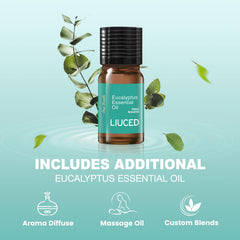 LIUCED eucalyptus-mint shower steamers for a spa-like shower and eased breathing