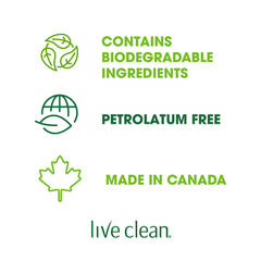Live Clean Freshwater Conditioner shine on coat implies easier brushing and vibrant appearance