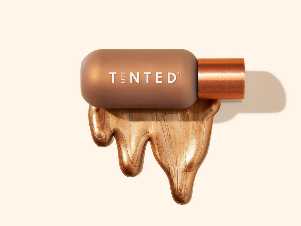 Live Tinted Hueglow face application creates soft radiance