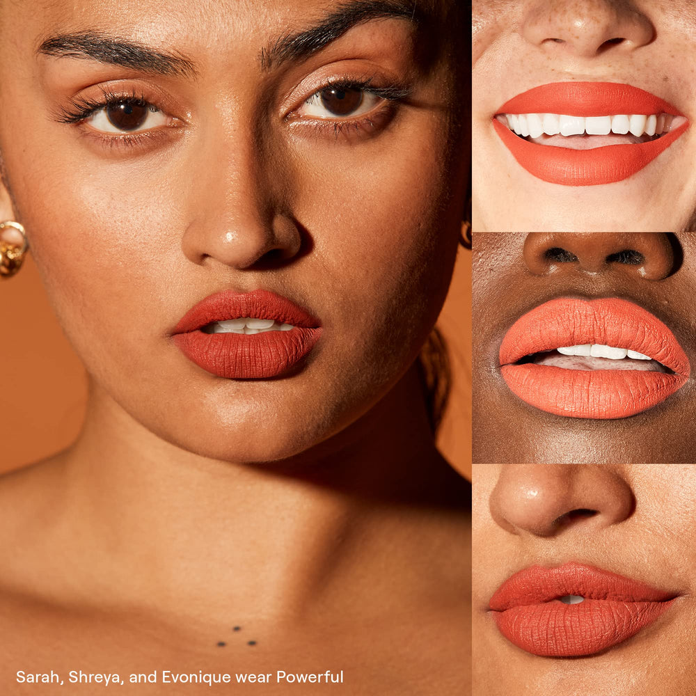 Live Tinted Huelip Lip Crème packaging emphasizes jojoba oil for soft lips