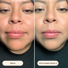Live Tinted Hueskin Serum Concealer long-wear test shows crease resistance