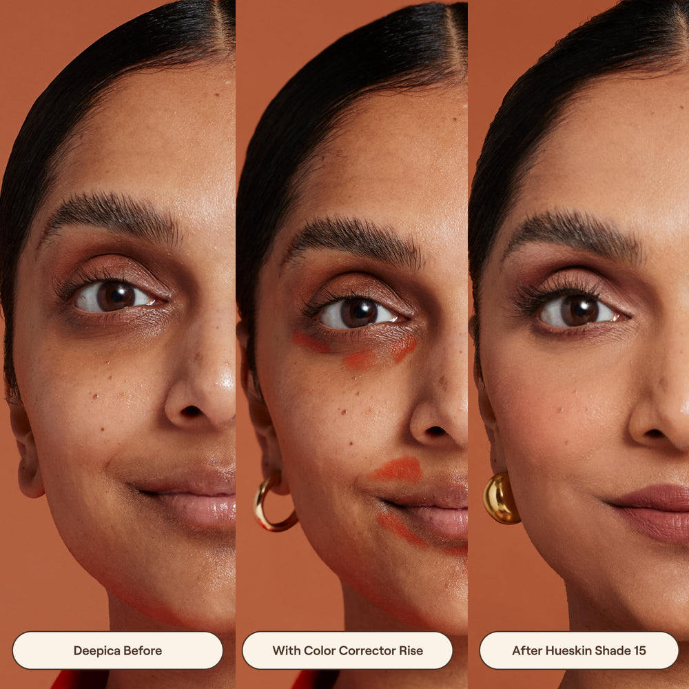 Live Tinted Hueskin Serum Concealer long-wear finish stays crease-free