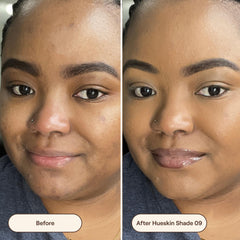 Live Tinted Hueskin Serum Concealer under-eye application brightens tired area with hydration.