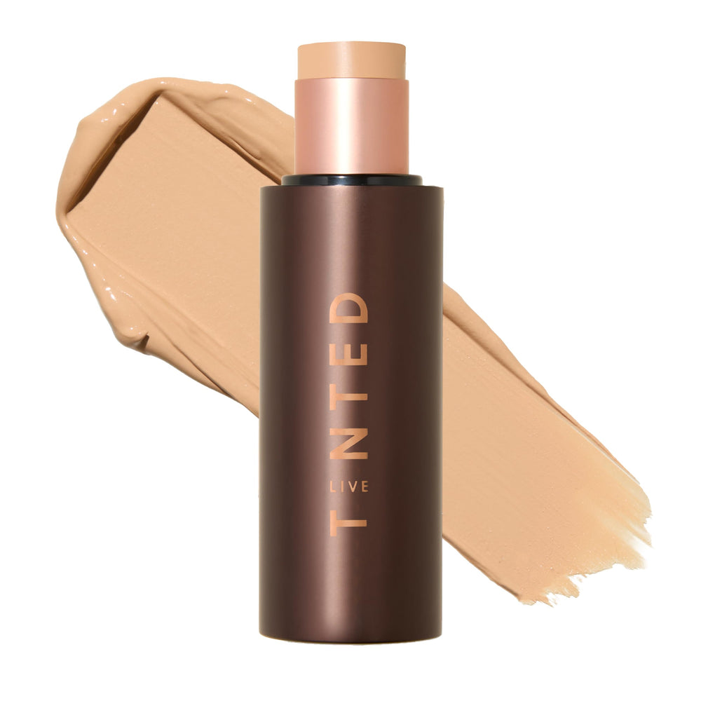 Live Tinted HUESTICK Complexion Stick offers medium-to-full coverage for a seamless finish