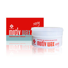 Livegain Motiv Wax Sexy bottle shows strong hold and matte finish.