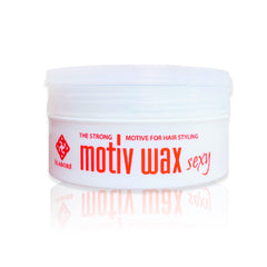Hands apply Motiv Wax Sexy for even coverage.
