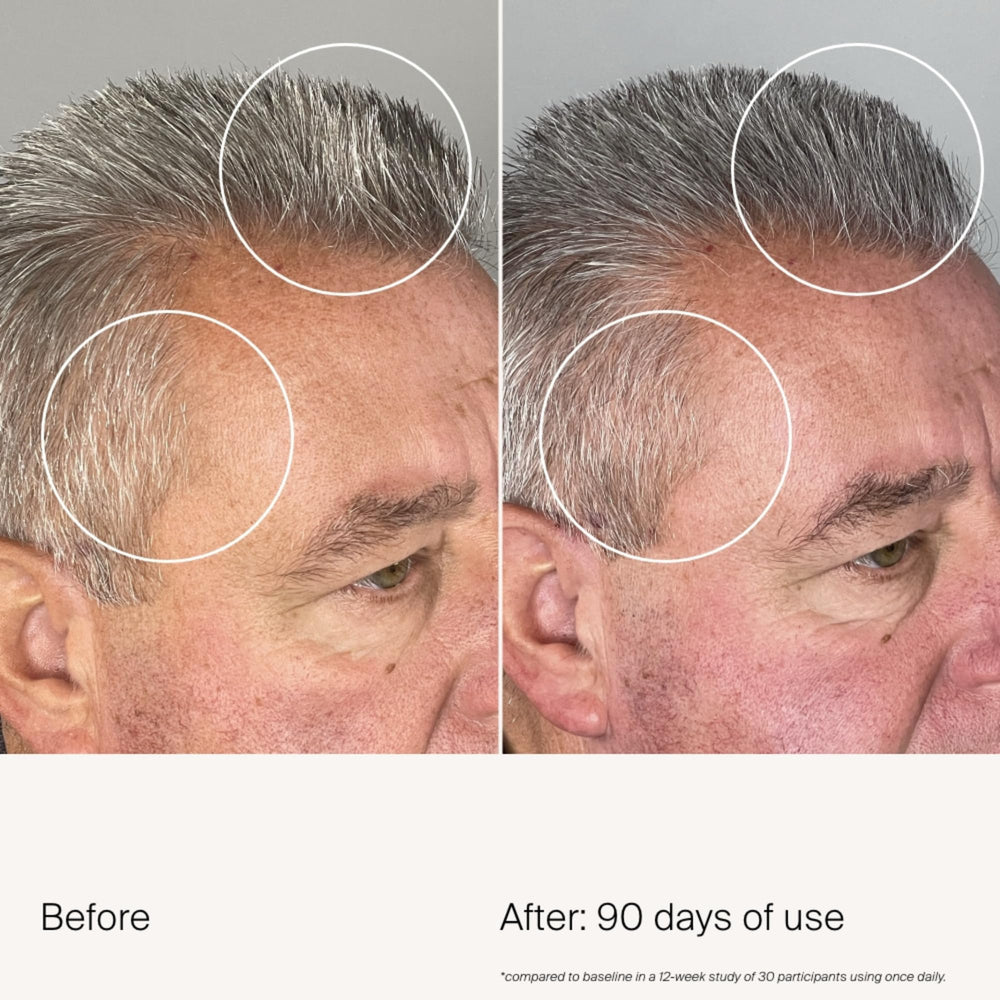 Living Proof Density Serum grey hair visibility reduction possibility on roots