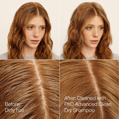 Living Proof Dry Shampoo texture close-up reveals seamless blending