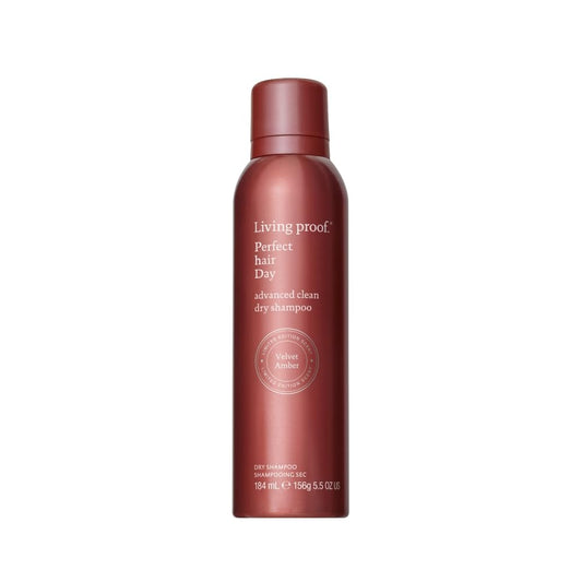 Living Proof Perfect Hair Day Velvet Amber bottle ready for a refresh between washes