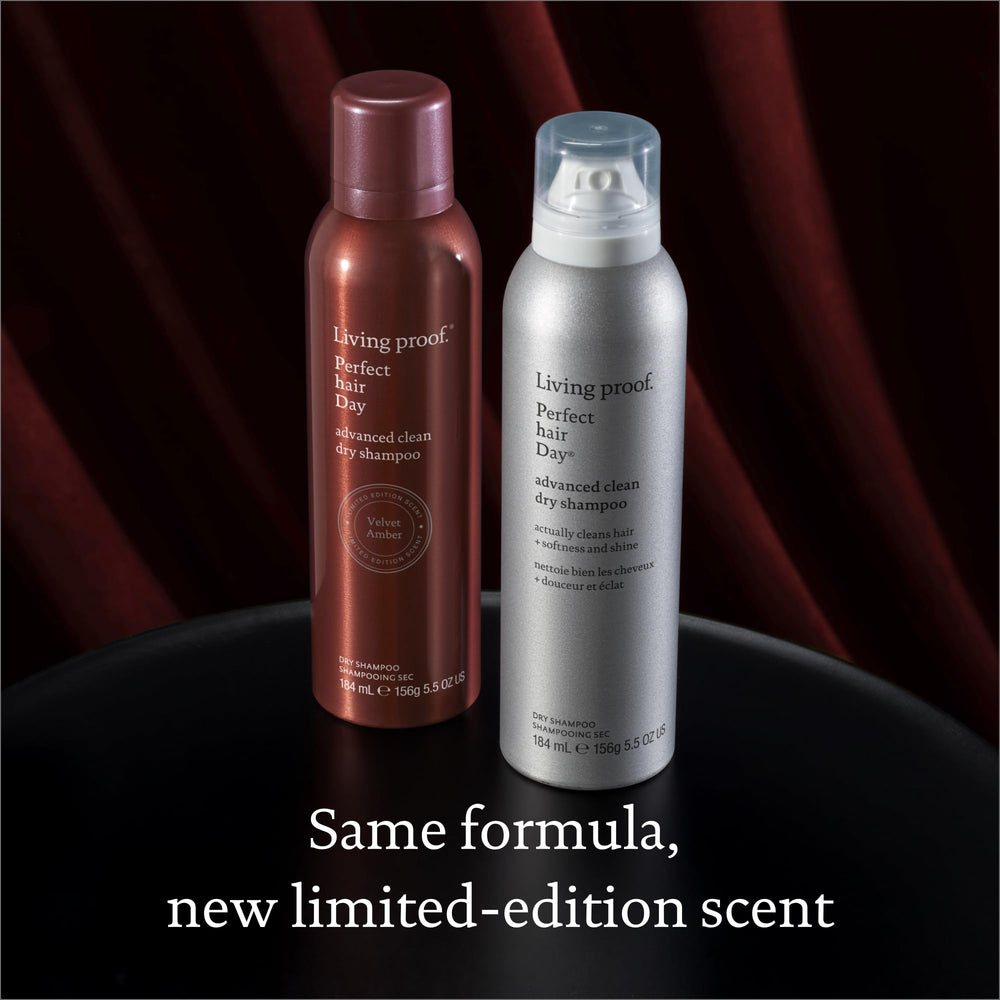 No visible residue on hair after using Living Proof Perfect Hair Day