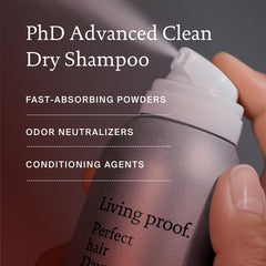Living Proof Perfect Hair Day bottle shown for on-the-go styling
