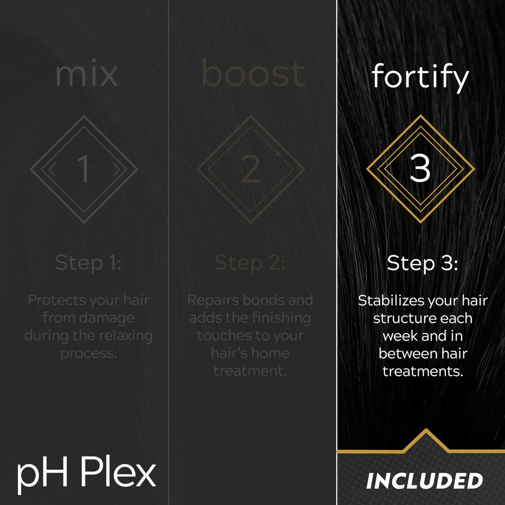 LIW rinse after treatment leaves hair smooth and shiny.