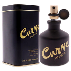 Liz Claiborne Curve Black packaging image emphasizes modern masculinity and everyday freshness.
