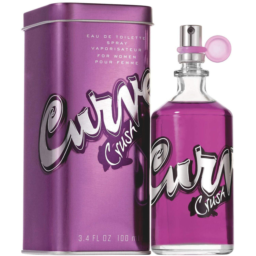 Liz Claiborne Curve Crush bottle front view highlighting a modern, portable fragrance.