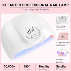 LKEE Nail art stickers and rhinestones for decorative nails