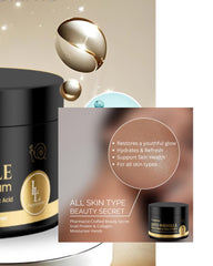 LL Supplement Anti-Wrinkle Cream on neck area for smoother texture.