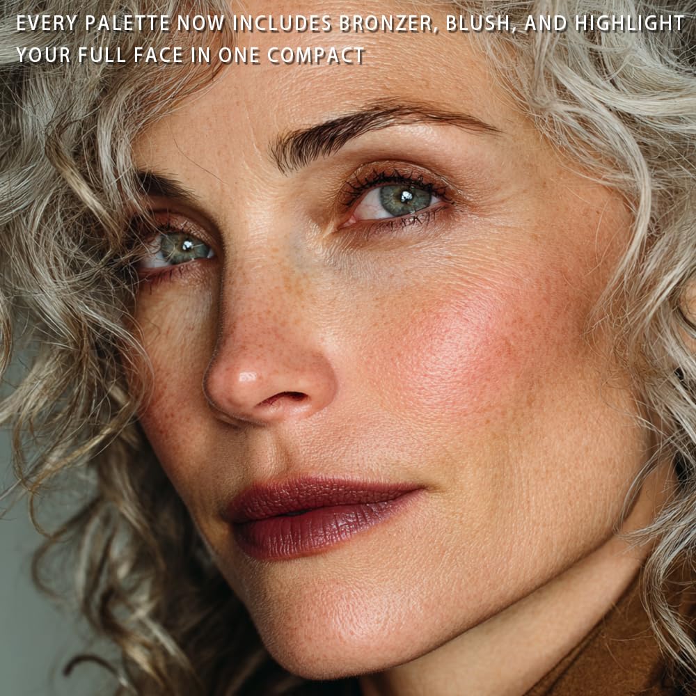 Llasido light gold and champagne shades for instant radiant highlight.