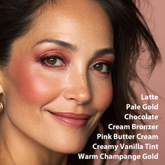 Llasido neutral eyeshadows swatches show subtle to vibrant tones for soft or bold lids.