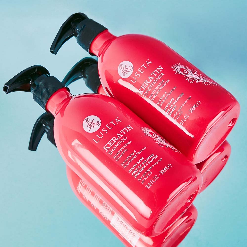 L LUSETA Keratin Conditioner tube for nourished, damaged hair.