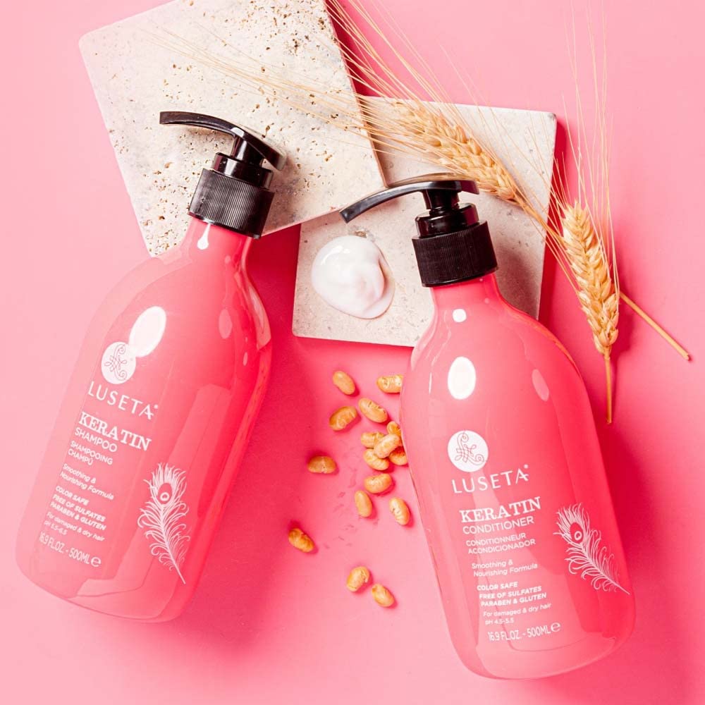 L LUSETA packaging front highlights color-safe and cruelty-free features.