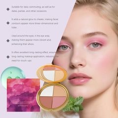 Lmoy Eye Palette Shimmer Glow highlights lids with light-reflecting shine.