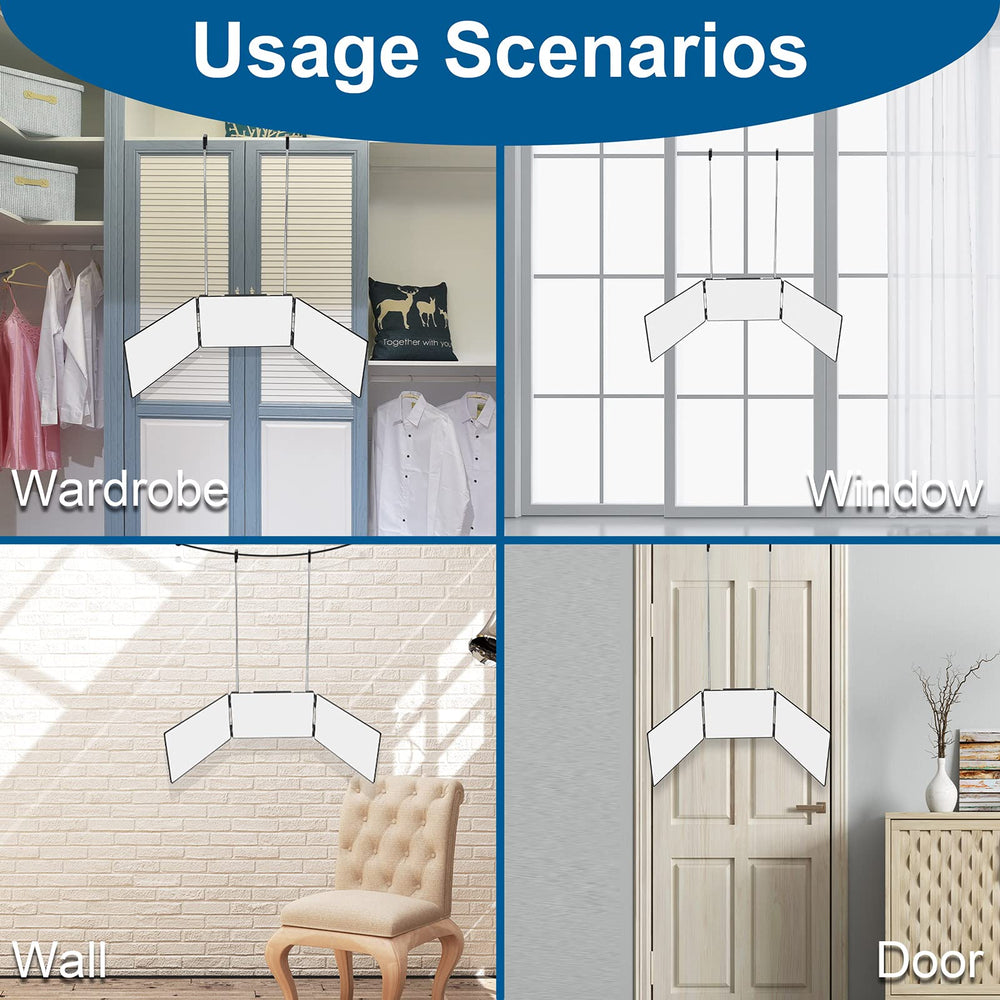 LMZNXCZ three-way mirror folded for travel and portability