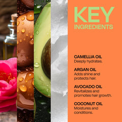 LOCK'N SLEEK nourishing formula with argan and camellia for hydration