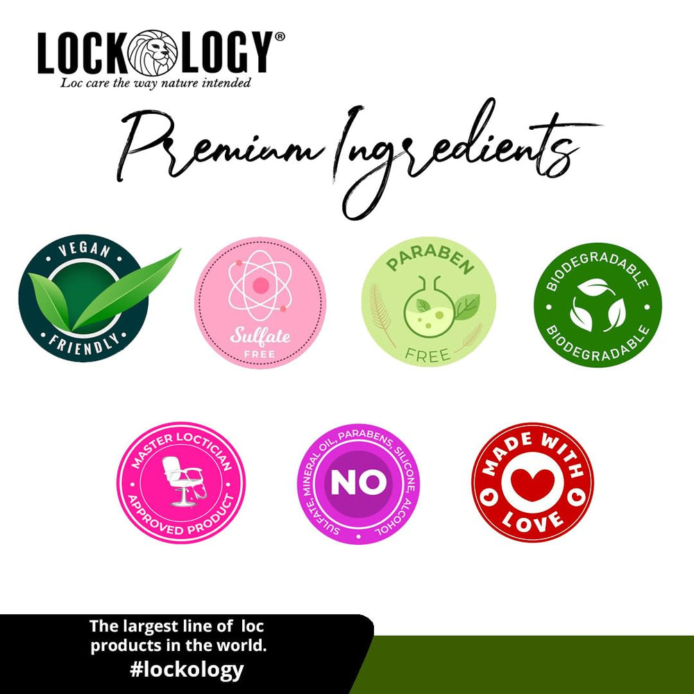 Lockology Loc Shampoo easy rinse for clean dreadlocks