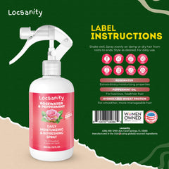 Locsanity dreadlocks care essentials provide daily scalp refreshment.