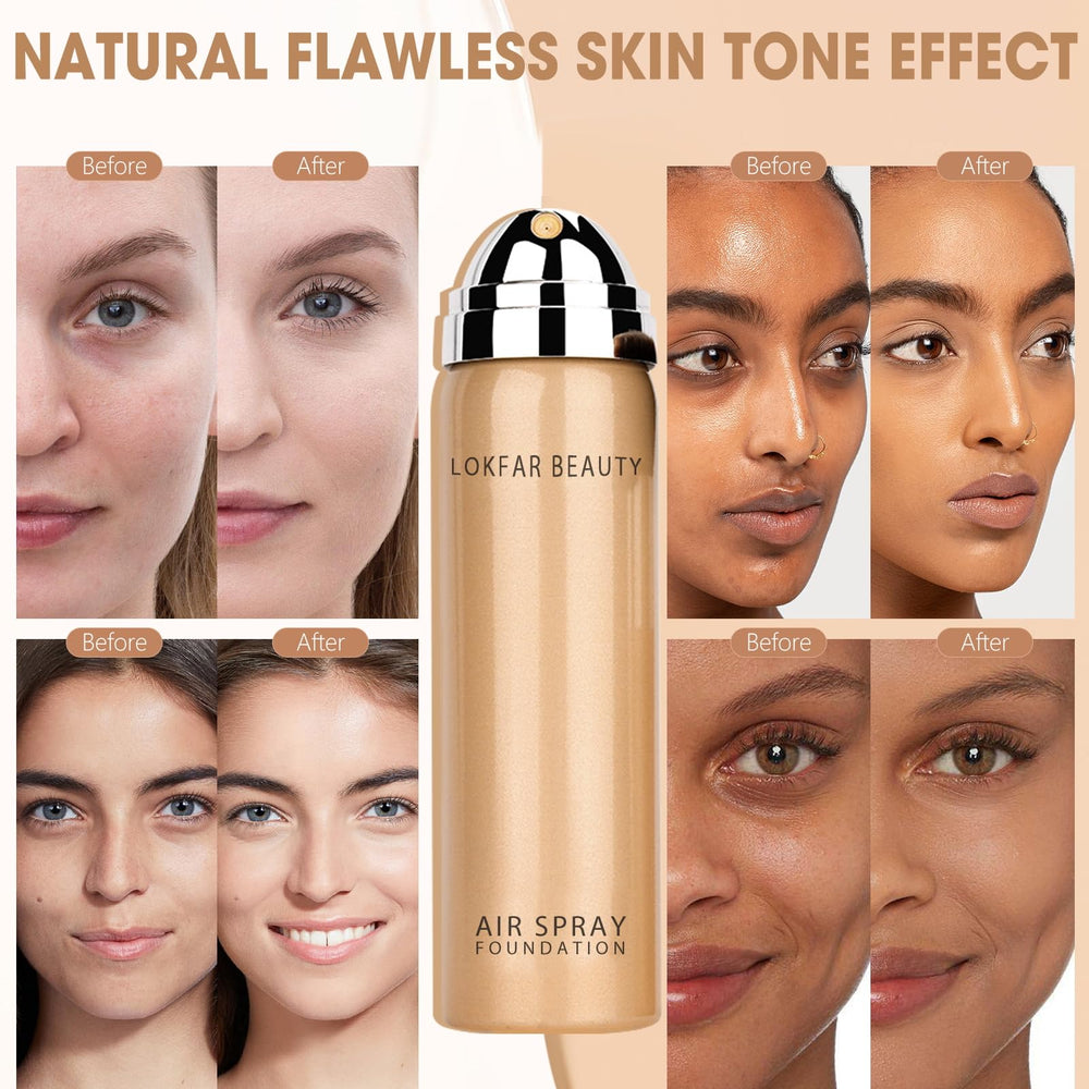 LOKFAR Full Coverage look conceals uneven tone for a smooth complexion.