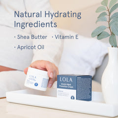 LOLA Cocoa butter enriched cream texture with rich hydration