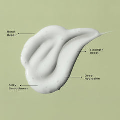 LolaVie Bond Technology action shot highlights hair strengthening in progress