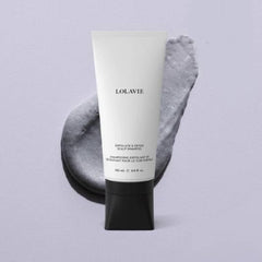 LolaVie Exfoliate & Detox application shows direct root targeting buildup.