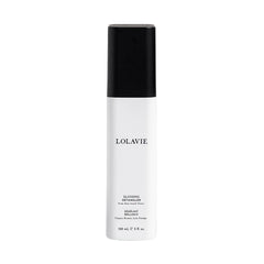 LolaVie Glossing Detangler bottle ready for quick smoothing and shine.