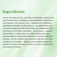 LOLX sea-sourced extracts and ceramides aid lasting moisture and resilience.