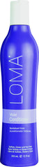 Loma Violet Conditioner bottle with blue pigment for brightening gray and blonde hair.