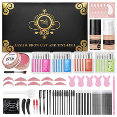 Lomansa lash lift color kit black bottle close-up for at-home salon-grade results
