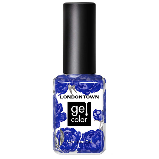 LONDONTOWN Royal Blue gel polish swatch showing high-shine finish
